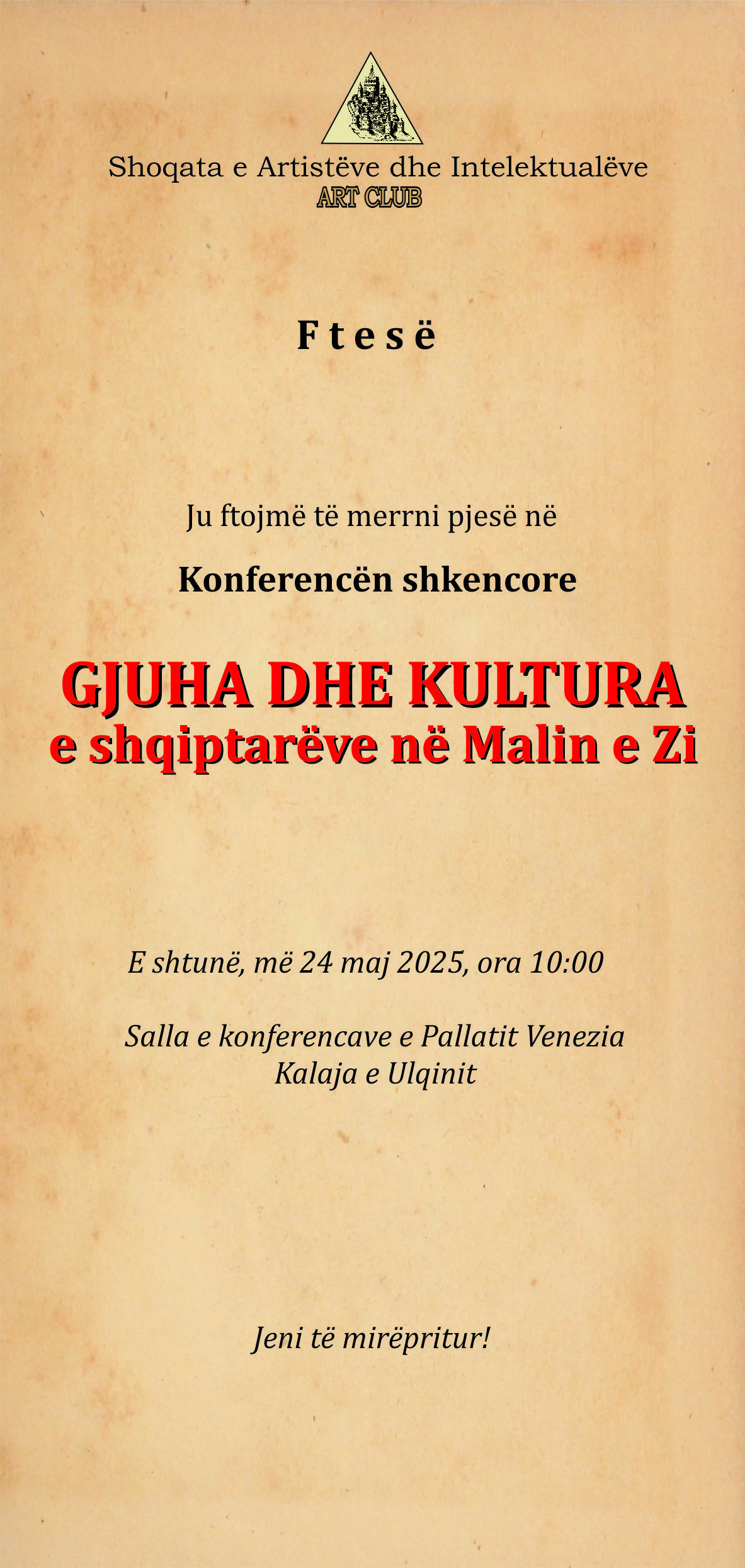 Konferencë: Gjuha dhe kultura e shqiptarëve në Malin e Zi