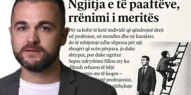 Ngjitja e të paaftëve, rrënimi i meritës : Toni Ujkaj