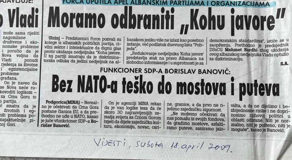 IMG_6441-1024x563 Përfaqësuesit politikë shqiptarë reagojnë njëzëri kundër diskriminimit të “Kohës Javore”